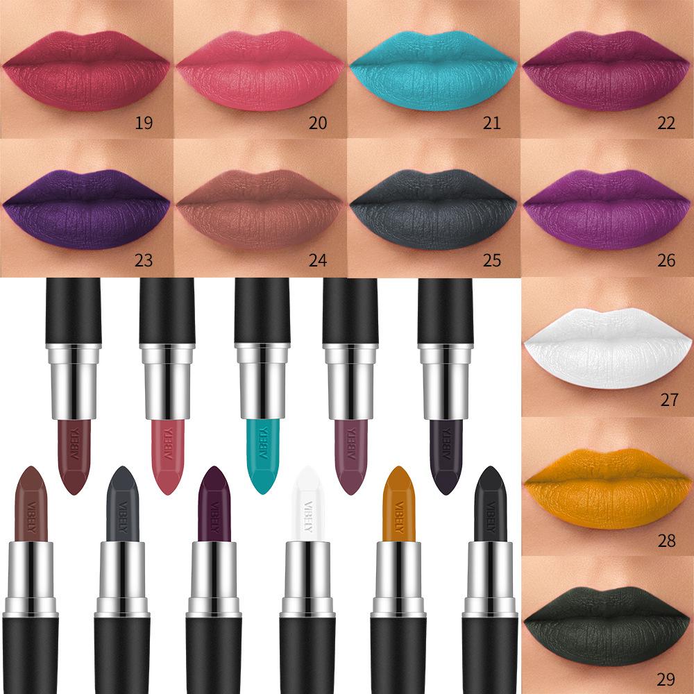 VIBELY Clarinet Matte Bullet Matte Waterproof Non-stick Cup Lipstick