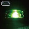 Jet Inoue 633943 Truck Supplies, Square Marker Lamp, Front Opening Type, Includes 24V 6W Bulb, Green