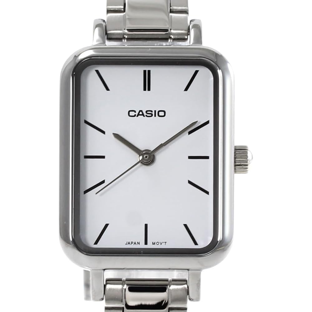 CASIO Casio Casio Standard Cheap Casio Chipukashi Watch Watch Watch Women's Brass Metal Silver Wh...