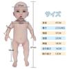 TEYVIYI Reborn 47cm with Realistic Baby Full Silicone Baby Cute Baby Parenting Practice Doll Therapy Boy No Skeleton Makeup Doll, Skeleton, Doll,