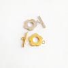 5Sets Flower Toggle Clasps Connector T-bar Necklace Bracelets Clasps Jewelry Making Findings Accessories Easy To Use