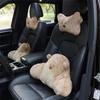 Lumbar Support Stuffed Toys Car Neck Pillow Cat Headrest Pillow Car Seat Supports Auto Neck Rest