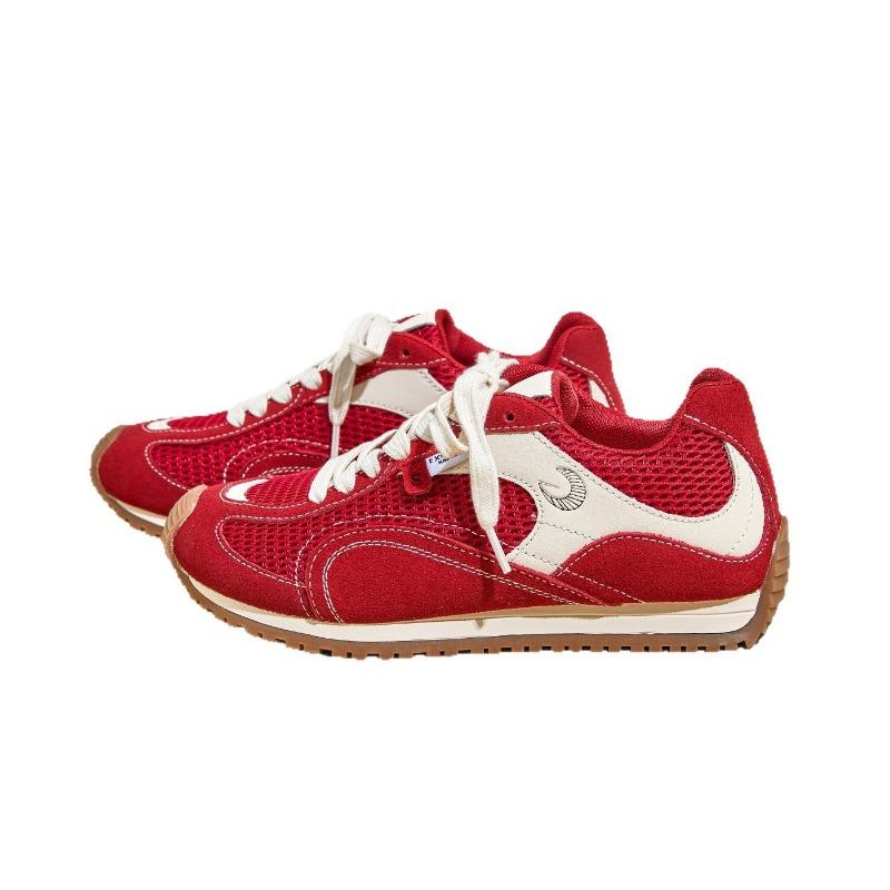 Summer and Autumn New Thick-soled Breathable Women's Versatile Casual Shoes Mesh Sneakers Women