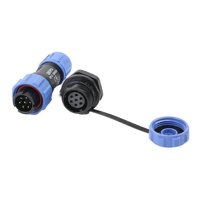 WEIPU SP13 SP1310/P SP1312/S Waterproof IP68 Male Plug Female Socket Aviation Connector Adapter Panel Mount 2 3 4 5 6 7 9 Pin