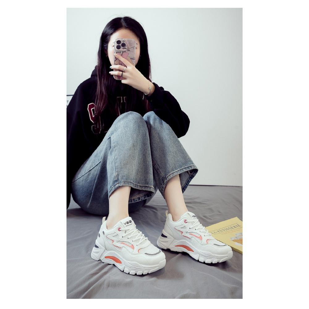 Women's Platform Sneakers New Arrival Versatile Chunky Sole Casual Sports Shoes for Girl Students