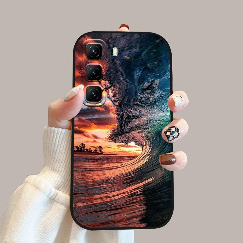 For Infinix Hot 50 Pro+ Case Hot50 Pro Plus 4G Silicone TPU Phone Cover For INFINIX HOT 50 5G Coque Fashion Soft Phone Fundas