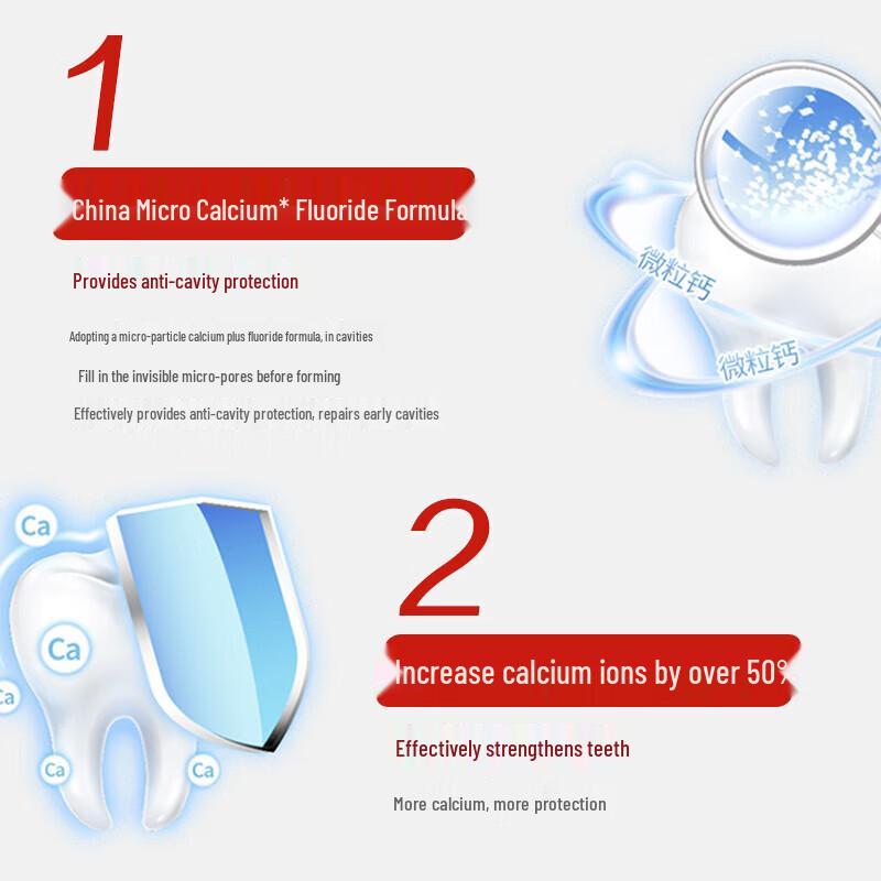 Zhonghua Colorful Fruit Double Calcium Toothpaste