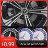 Hot Car Sticker 1Pc 75mm Car Wheel Center Caps For Mercedes Benz W203 W204 W205 W212 W213 W222 W223 X253 W176 W177  C118 W166 W1