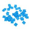50Pcs Finger Sleeve Silicone Soft Thin Universal Finger Protector Instrument Accessories Sky Blue