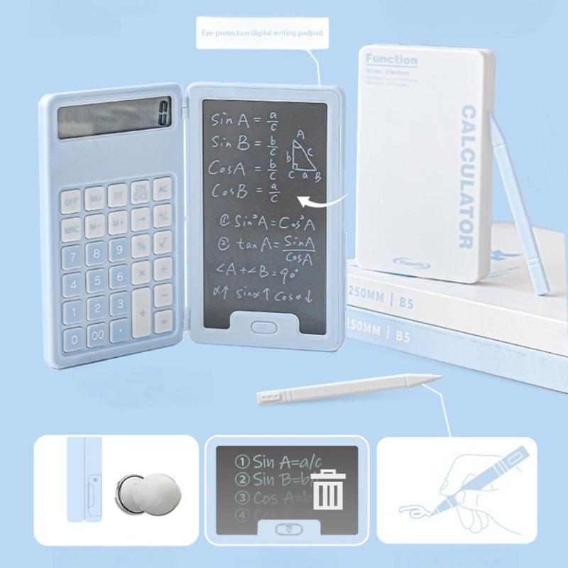 Handwriting Recognition Calculator 12Digit Display Scientific Functions Lightweight For Student Professionals Ergonomic