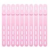 JCD 10pcs Silicone Cable Ties Assorted Color Reusable Heavy Duty Cable Organizer Management for Fastening Cords and Wires