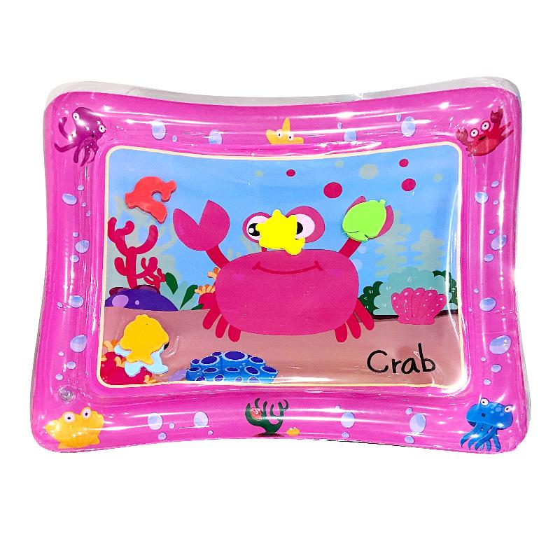 Inflatable Tummy Time Baby Water Play Mat Pink Color Premium Water Mat Infants And Toddlers Is The Perfect Fun Toy