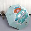 Cute character,Kawaii design Automatic Folding Umbrella Simple 8 Rib Design, Bright Cartoon Pattern, Durable Iron Frame, Suitable For Travel
