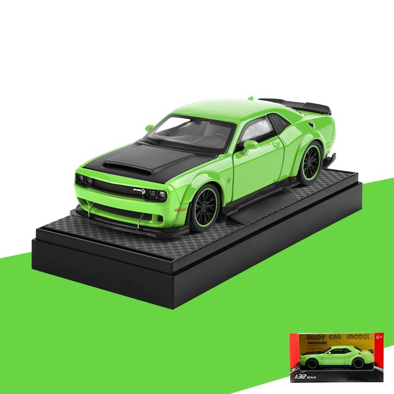 1:32 Dodge Challenger SRT Hellcat Redeye V8 Metalowy Odlewany Model Kolekcja Amerykańskich Mięśniowych Samochodów Sportowych Dekoracje Hobbystyczne