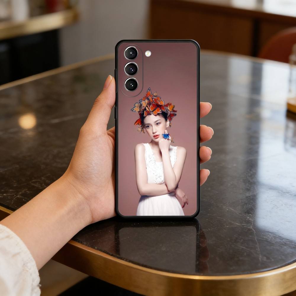 Actress Angelababy Case for Samsung Galaxy S21 S25 FE S24 S23 Ultra S20 S9 S22 Plus S10 TPU Cover