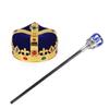 Shining Party Crown Hats for Birthday Wedding Celebration Cosplay King Crowns Show Performances Costume