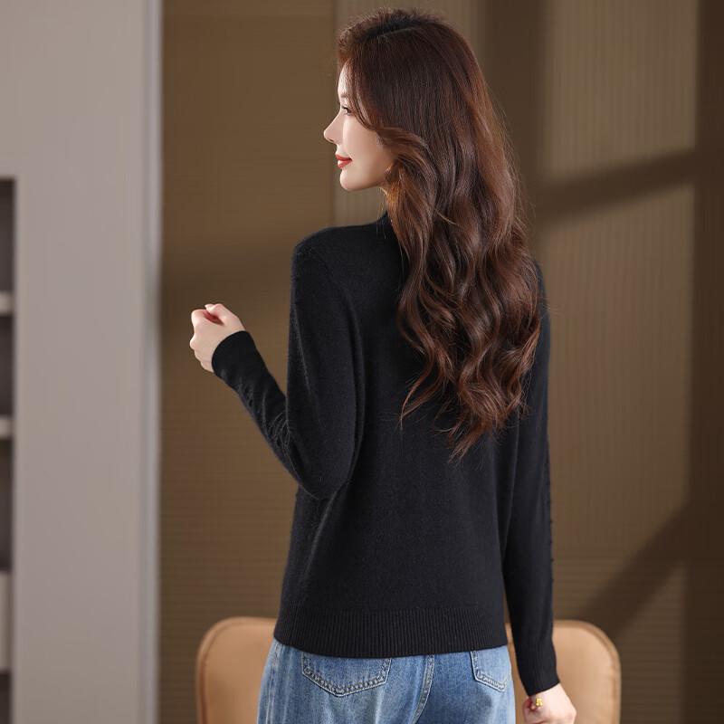 Women's Autumn/Winter Mock Neck Knit Sweater