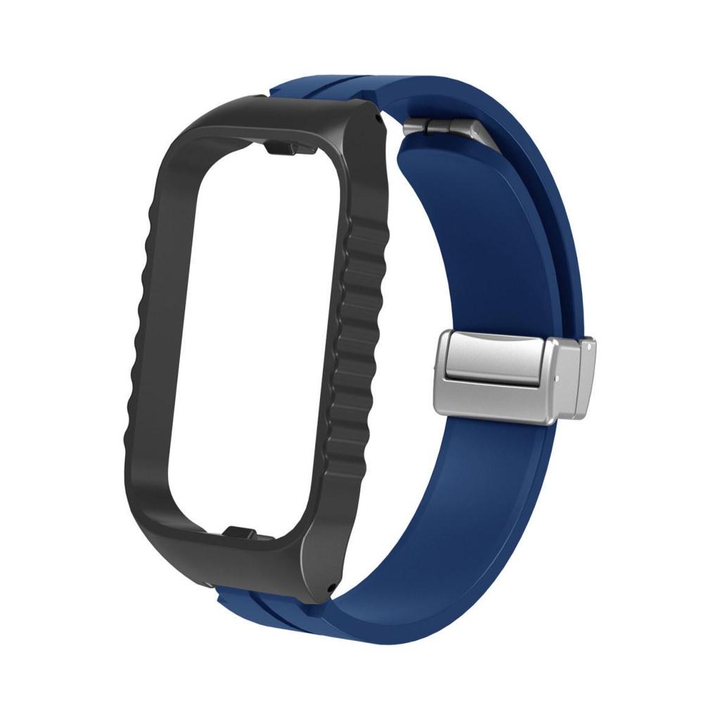 Foldable Magnetic Silicone Strap for Redmi Smart Band 2/3 and Xiaomi Smart Band 8 Active