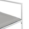 Vidaxl 9-Cz. Garden Furniture Set With Cushions, White, Textilene