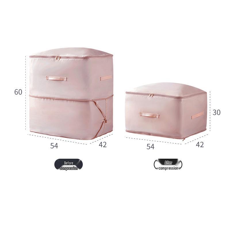 Compressible Storage Bag for Quilts, Jackets, and Bedding