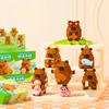 Capybara Construction Blocks Toilet Paper Block Set Figure