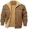 Men’s Fleece Lined Sherpa Cotton Work Jacket