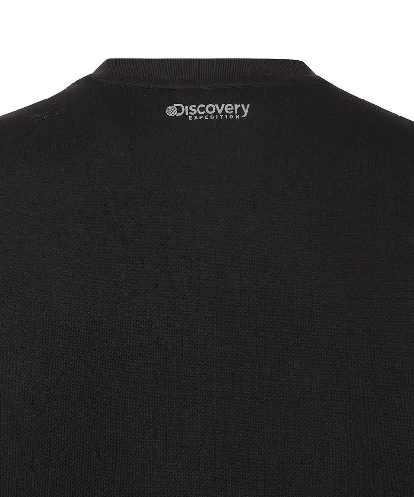 DISCOVERY EXPEDITION Men'S Freshvent Jacquard Training Short Sleeve T-Shirt (Black)
