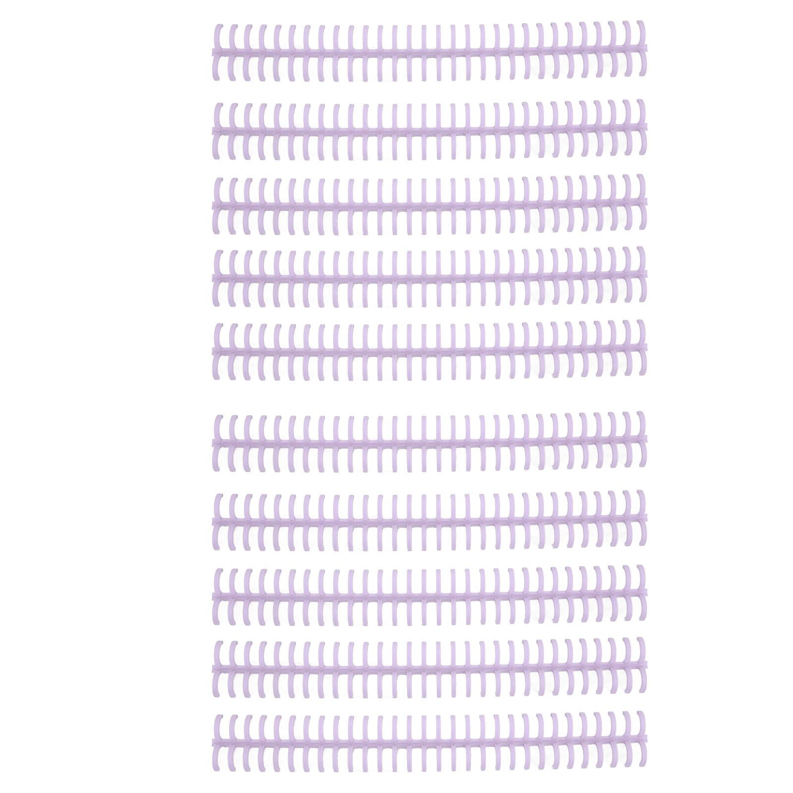 

10 шт. Спирали для переплета, гребни, пластиковые полоски с 30 отверстиями для листов, 12 дюймов в диаметре