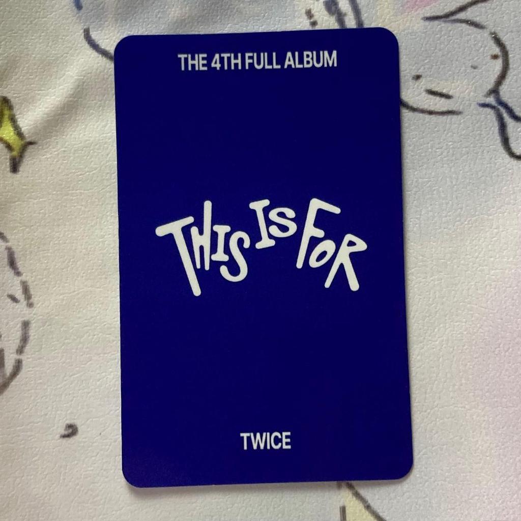[USED] Twice This Is For Mina 7/13 Popular Songs Sanok Trading Card