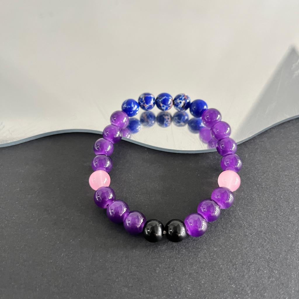 1pc Serenity bracelet Jasper stone beaded bracelet men women insomnia protection jewelry bracelet