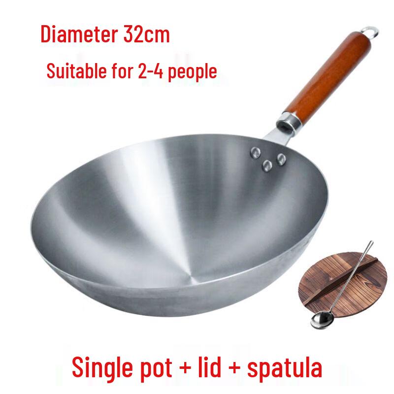 Qianxing Handcrafted Wrought Iron Wok