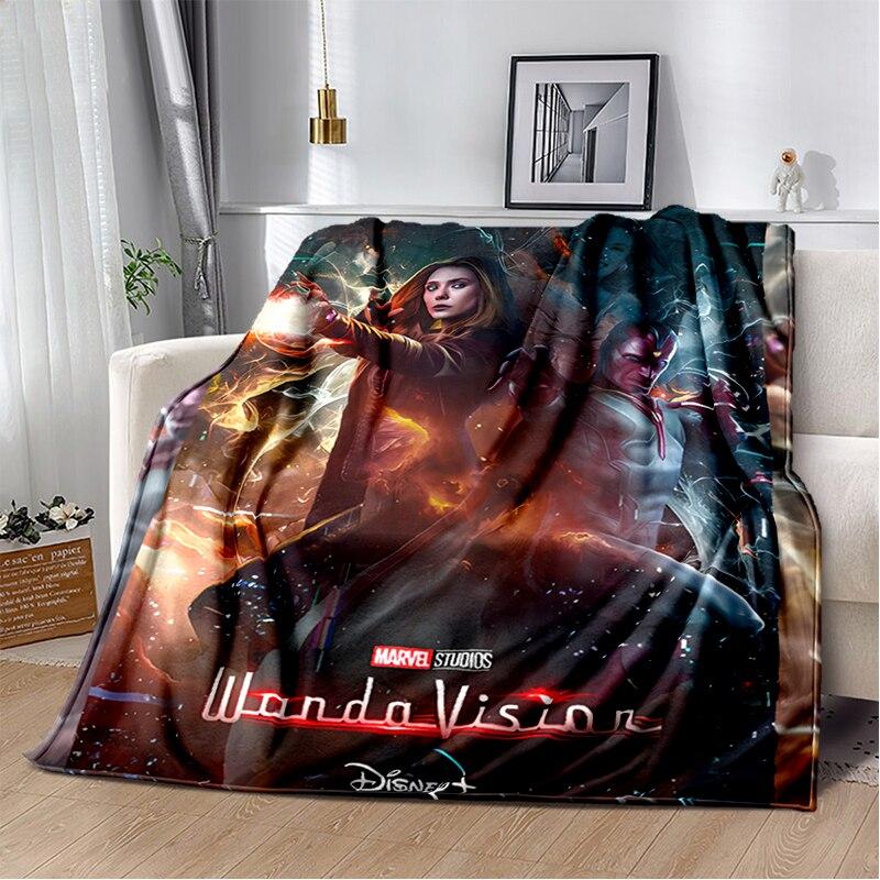Scarlet Witch blanket sofa bed Plush blanket animation custom blanket  flannel warm soft plush Halloween thin blanket