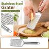 Multifunctional Stainless Steel Grater Cheese Grater Vegetable Grater Ginger Grater Kitchen Tool for Shredding Slicing and Grating