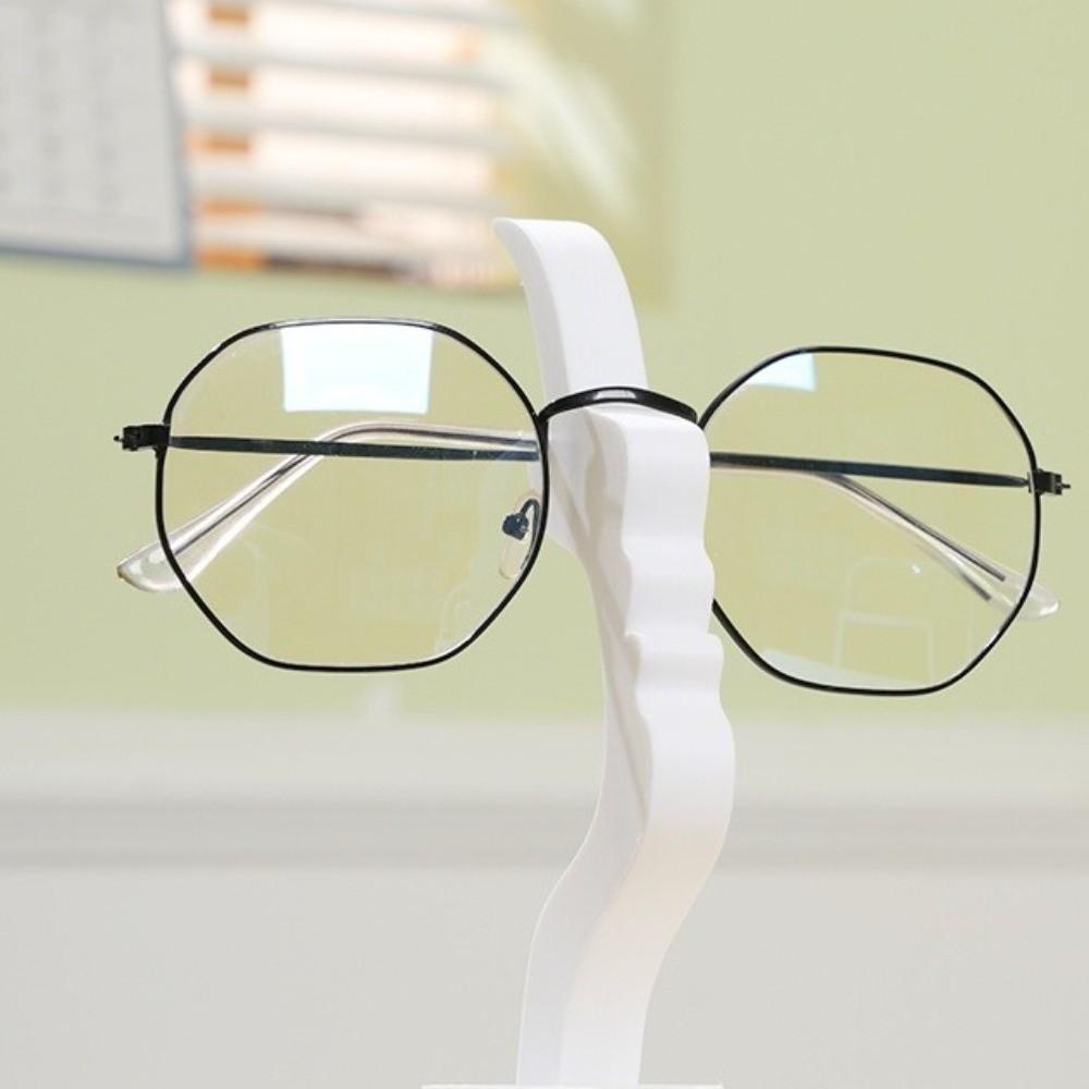 Curved Design Side-Face Shaped Eyeglass Holder Creative Artistic Desk Decor  Art Storage