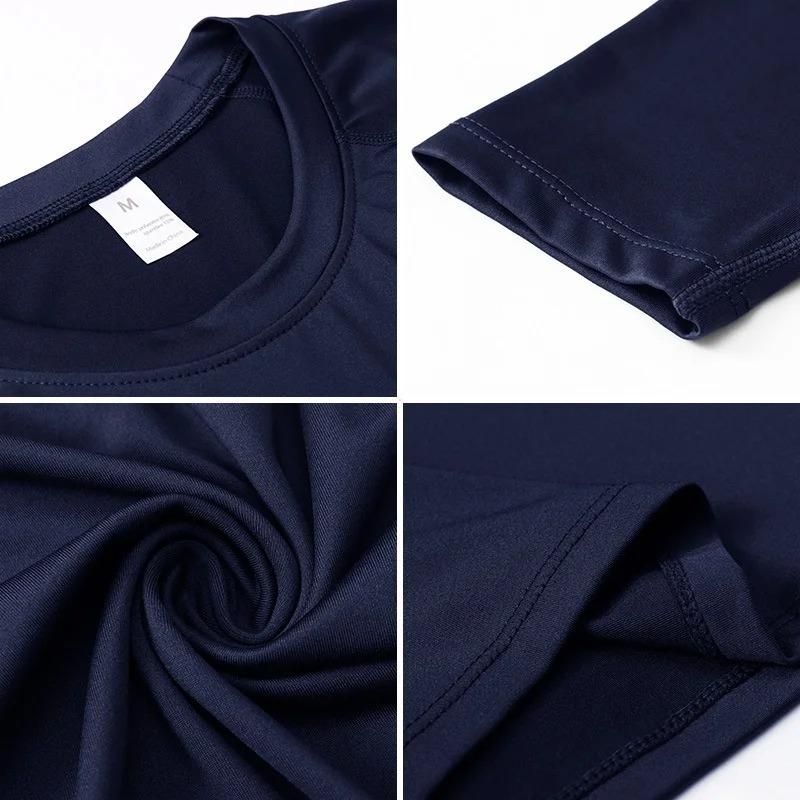 Workout-T-Shirt für Herren, langärmelig, Kompressionsshirts, cooles, schnelltrocknendes Sportunterhemd, Baselayer, Athletic Gym-T-Shirt