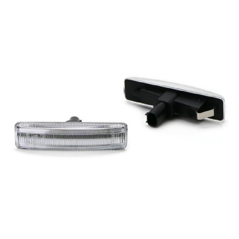 Clear Lens Amber LED Side Marker Lights For Range Rover Sport Discovery LR3 LR4