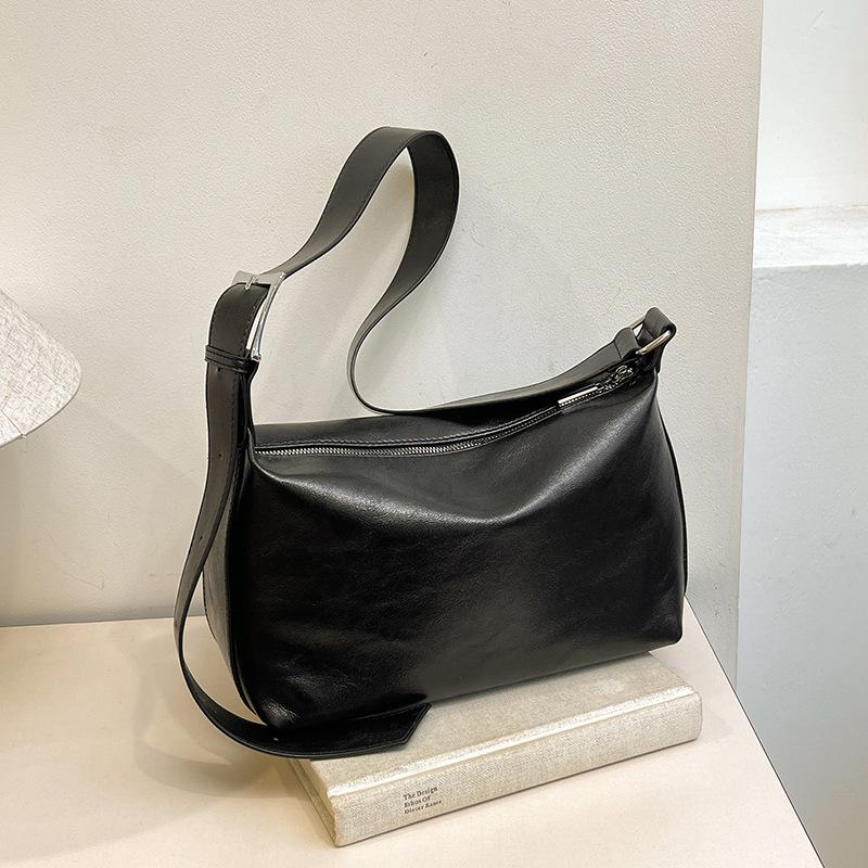 Retro Single Shoulder Armpit Bag, Pillow Bag, Women's Premium Sense Large Capacity Bag, Women's Large Oblique Span Bag