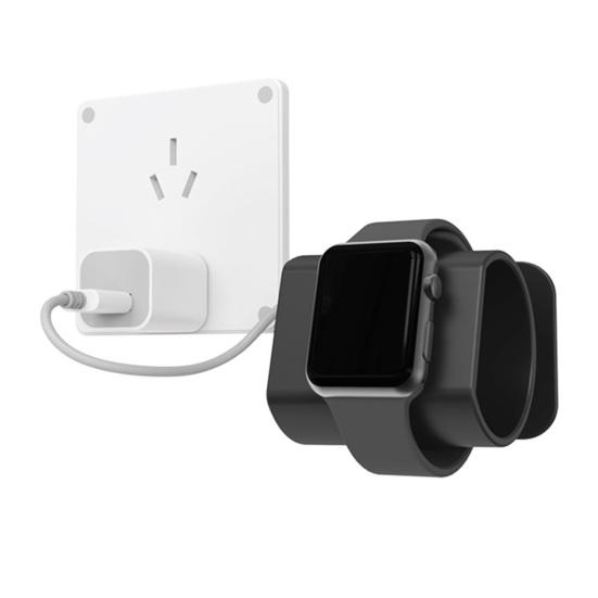 Držák hodinek Univerzální stolní nabíjecí držák Úložný prostor pro kabel Přesná poloha otvoru Držák pro iWatch 1-6. generace