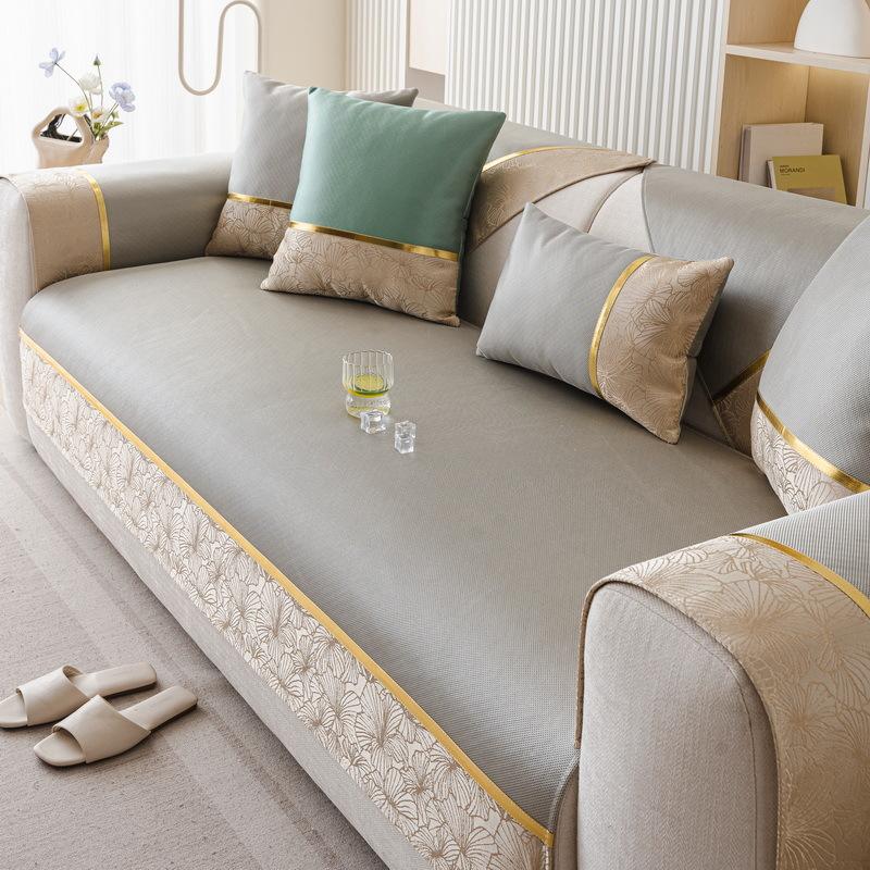 Mat Ice Silk Sofa Cushion New  Summer Summer Sofa Cover All-Inclusive Universal Cover Non-Slip Sofa Cover Towel