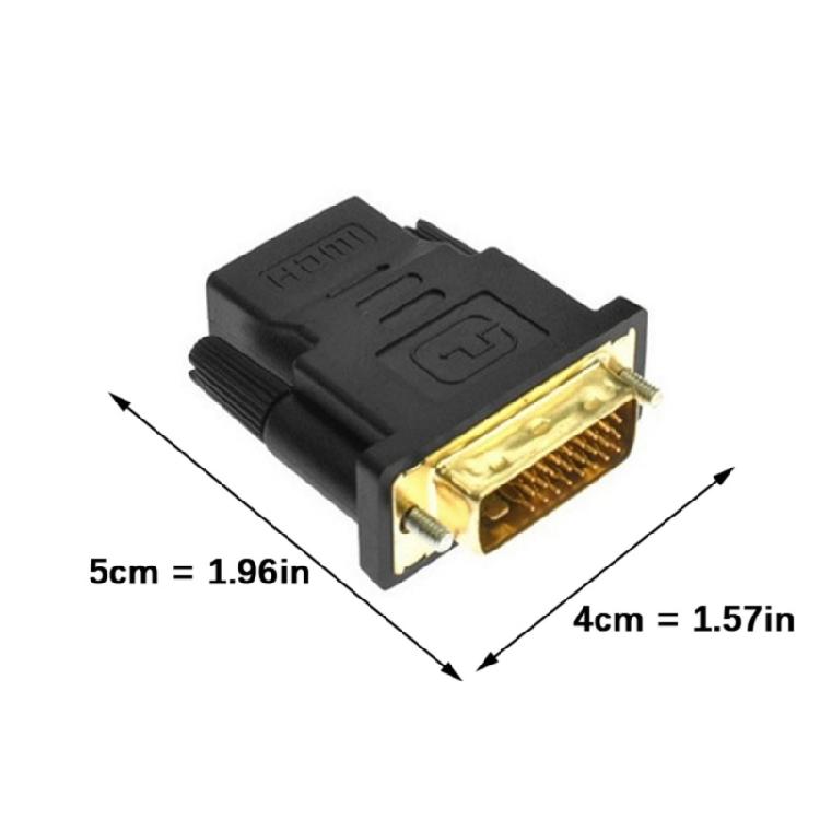 Universal Male DVI 24+1 To HDTV Converter Plugs Play 1080p High Definitions Video Output For Multiple Display Devices