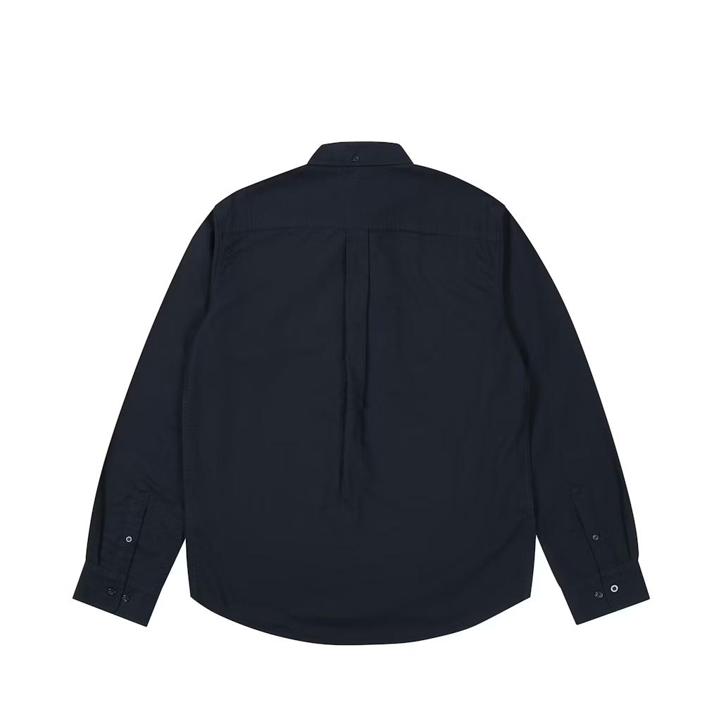 Palace Classic Oxford Shirt Navy Unisex Tops Blue P29SHT016