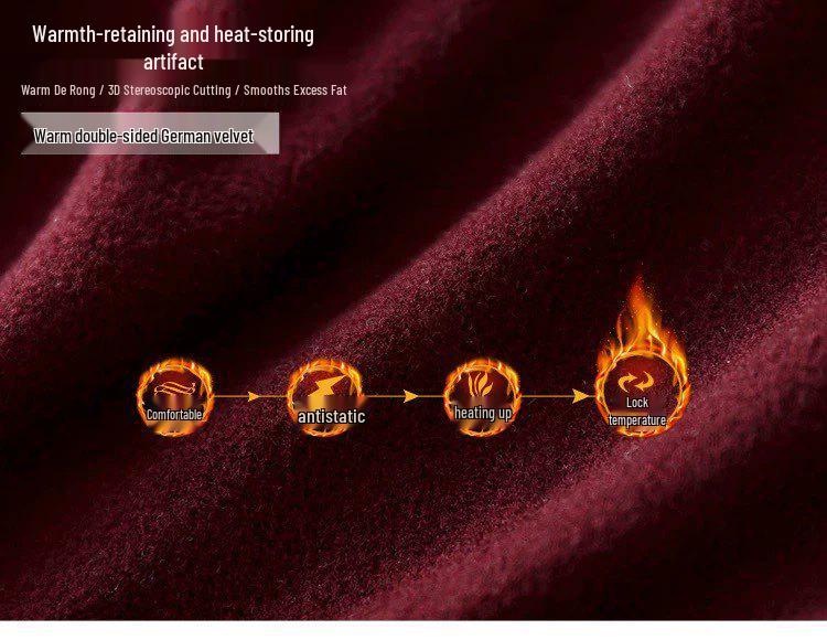 Women's Double-Sided German Fleece Turtleneck Top, Long Sleeve, 2026 Autumn/Winter, Stylish with Hot Drill Accents, Warm and Trendy.