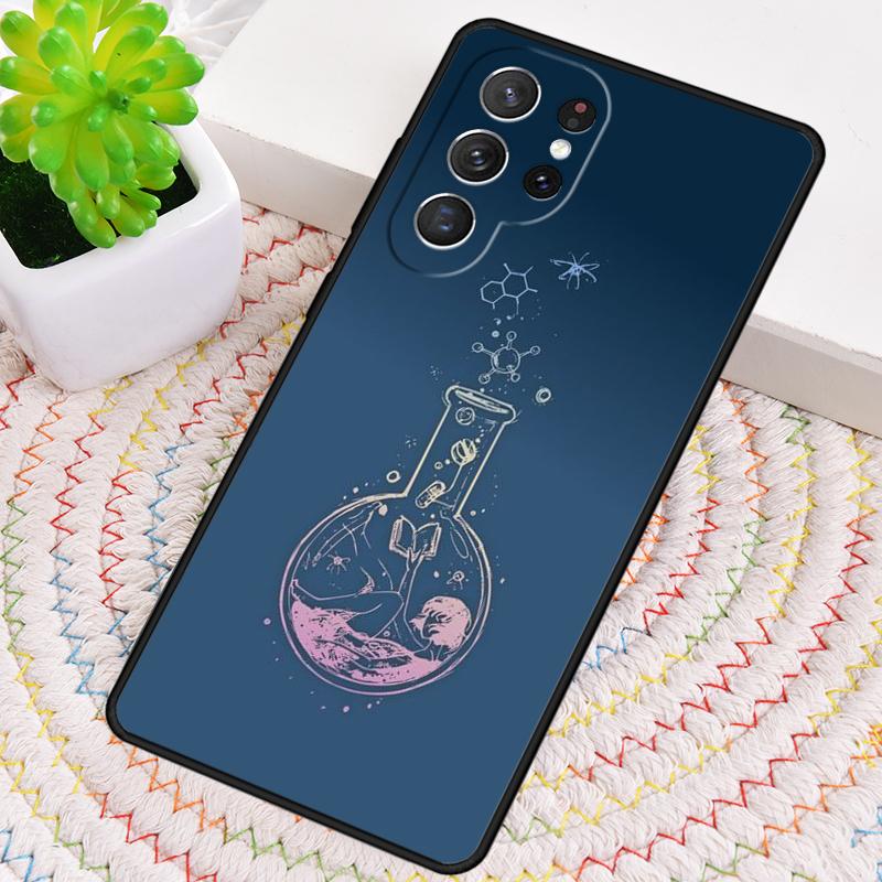 Science TPU Phone Case For Samsung Galaxy note 10 pro S26 S25 S24 S23 S22 Ultra Plus S21 FE S20 Shockproof Cover