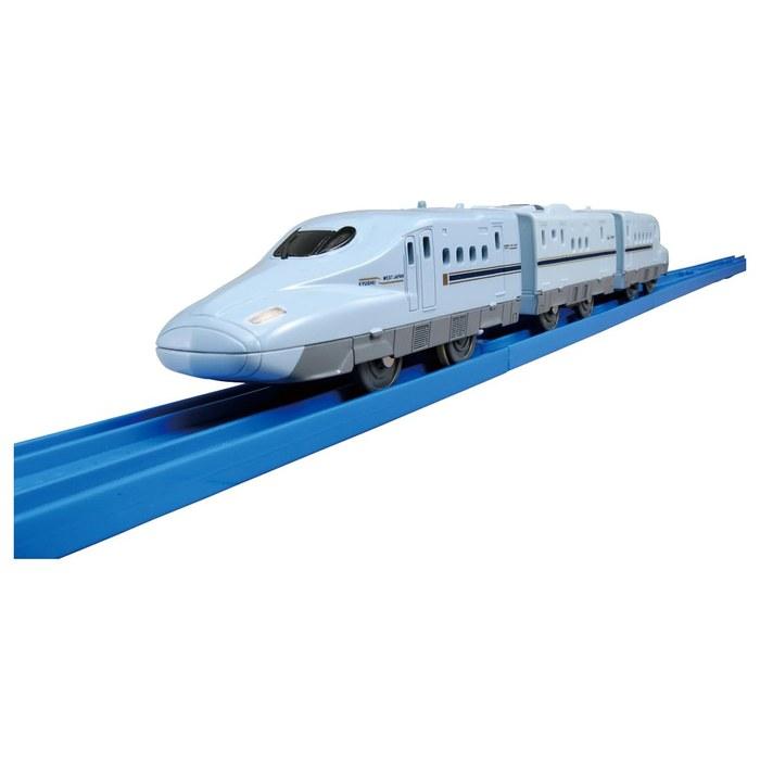 Takara Tomy Plarail S-04 Light-Up N700 Shinkansen Mizuho/Sakura Multicolor
