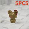 MOC City Animal Building Block Figures Eagle Owl Panda Parrot Seagull Penguin Zoo Fram Horse  Pig Accessories Bricks Toy Gift