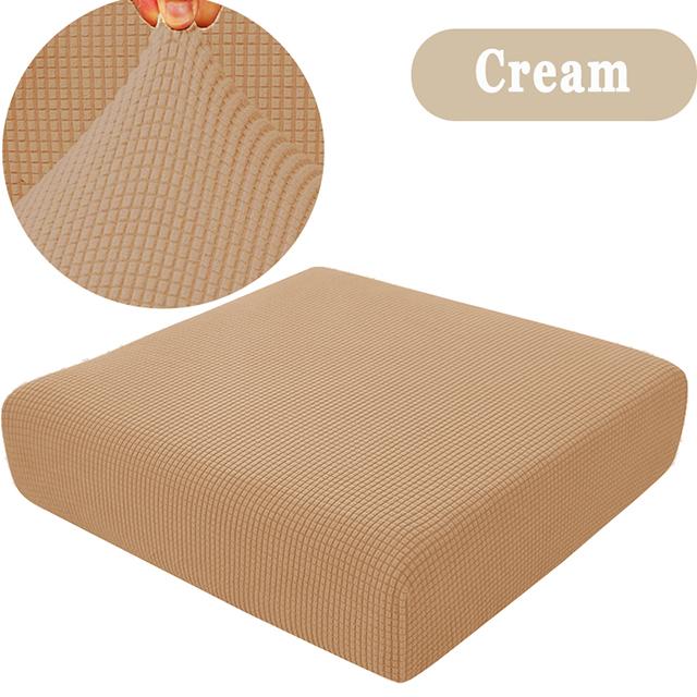Stretch Sofa Seat Cushion Cover Thick Jacquard Couch Cushion Covers Sectional Seat Slipcovers Armchair Anti Cat Paw Textured