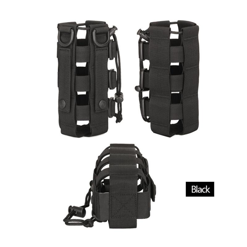 Tactical Molle Water Bottle Pouch Carryall Military Outdoor Activity Travel Hiking Drawstring Water Bottle Holder Kettle Carrier 03L - 08L