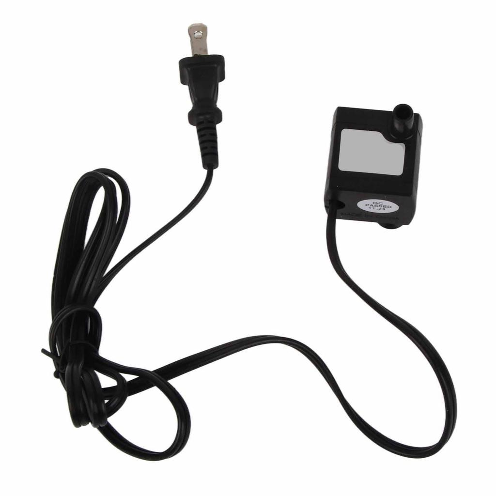 Pompe de Fontaine à Eau pour Animaux de Compagnie IPX8 Étanche Réglable Silencieuse Mini Pompe à Eau Submersible pour Chats