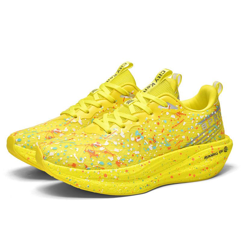 

New men s racing running shoes, non-slip, wear-resistant and breathable sports shoes, shock-absorbing and lightweight body testing shoes 44