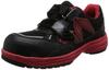 Margo Safety Work Shoes with Resin Toe Cap, Oil-Resistant, Shock-Absorbing Heel, JSAA A, Mandom Safety Light 741 Black/Red, 25cm